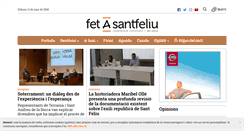 Desktop Screenshot of fetasantfeliu.cat