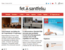Tablet Screenshot of fetasantfeliu.cat